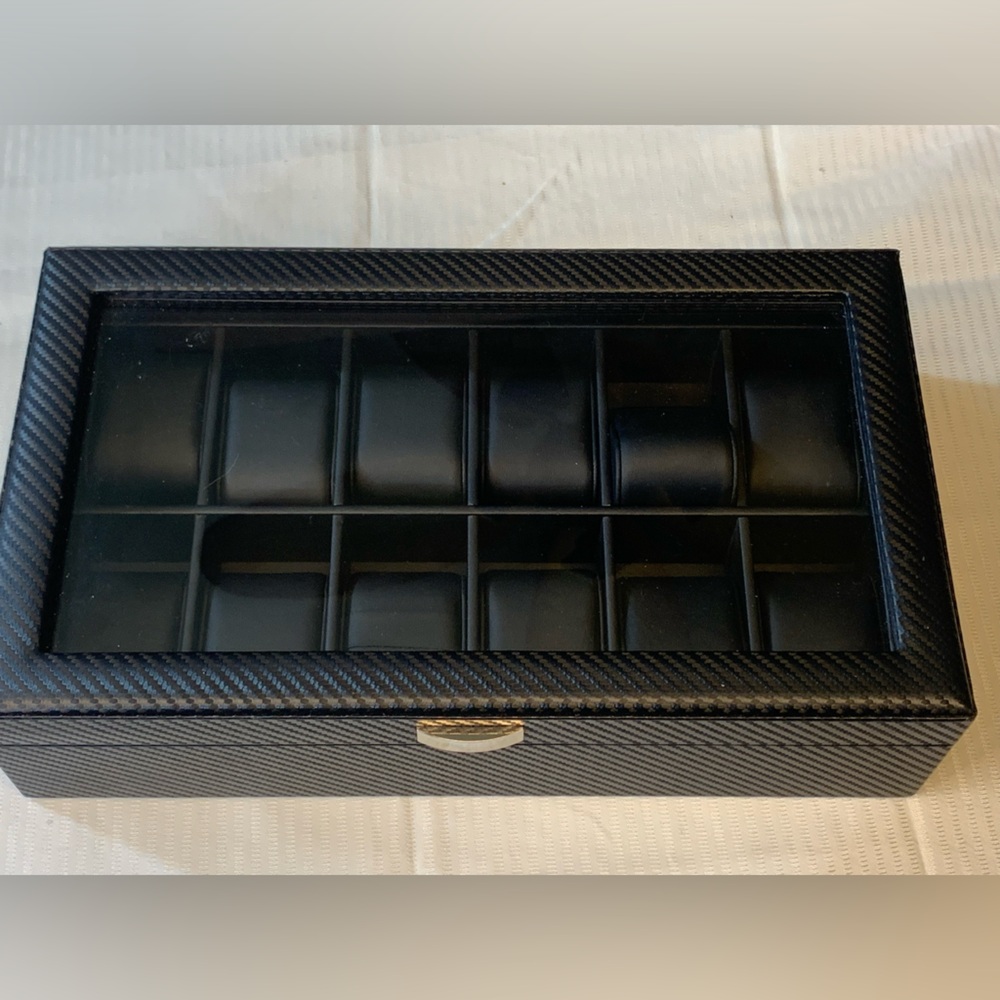 Watch Box- Display Case & Organizer For Men| First-Class Jewelry Watch Holder 12